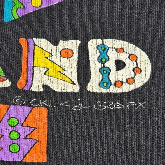 Vintage 1991‎ Jerry Garcia Band Long Sleeve T-Shirt Anvil Large Deadhead Concert - Picture 6 of 12